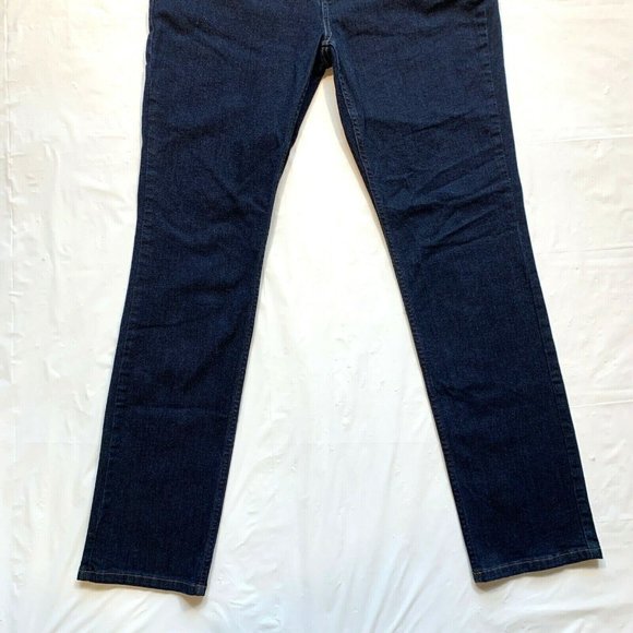 Duluth Trading DuluthFlex Daily Denim Jeans Womens 12x31 Slim Stretch Dark‎ NEW - Picture 4 of 11